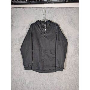 CHROME Industries Men's 1/4 Zipper Jacket SZ M Gray Preowned EUC